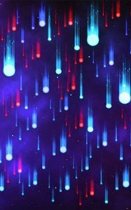 Preview wallpaper drops, neon, colorful, patterns