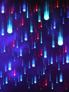 Preview wallpaper drops, neon, colorful, patterns