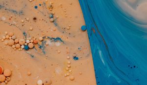 Preview wallpaper drops, paint, liquid, stains, abstraction