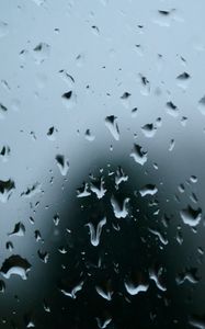 Preview wallpaper drops, rain, glass, macro, wet