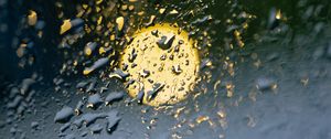 Preview wallpaper drops, rain, glass, light, macro