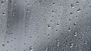 Preview wallpaper drops, rain, glass, macro, gray