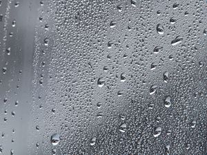 Preview wallpaper drops, rain, glass, macro, gray