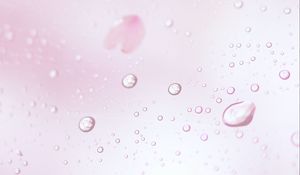 Preview wallpaper drops, rain, macro, background, pink