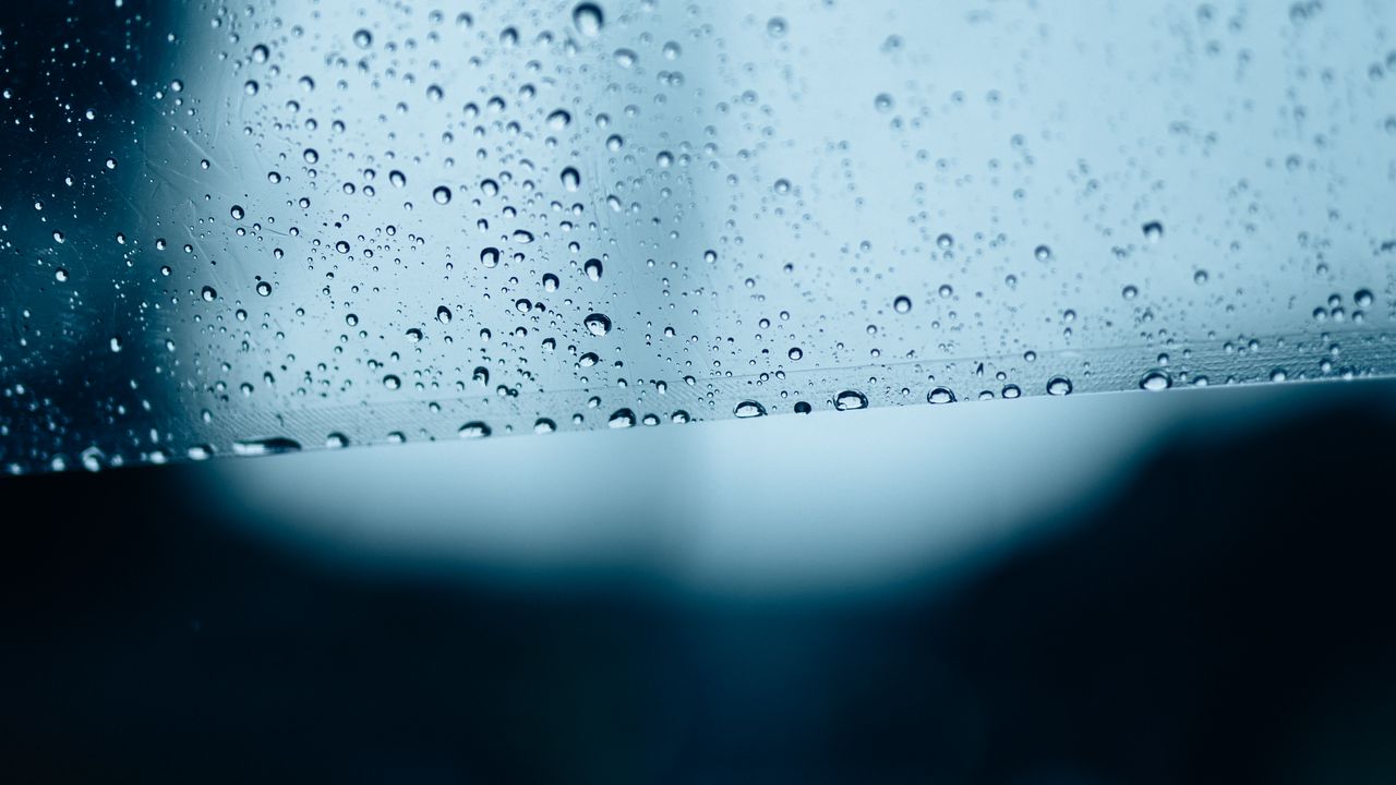 Wallpaper drops, rain, macro, blur