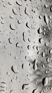 Preview wallpaper drops, rain, moisture, glass, window, surface