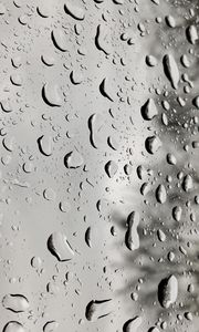 Preview wallpaper drops, rain, moisture, glass, window, surface