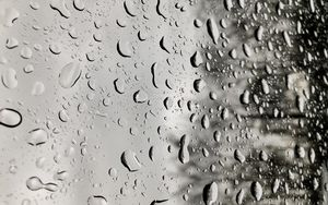 Preview wallpaper drops, rain, moisture, glass, window, surface