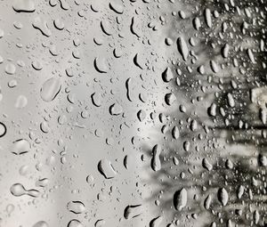 Preview wallpaper drops, rain, moisture, glass, window, surface