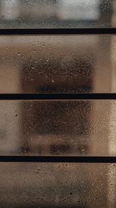 Preview wallpaper drops, rain, moisture, glass, window