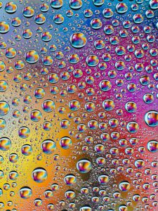 Preview wallpaper drops, rainbow, gradient, colorful