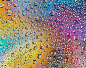 Preview wallpaper drops, rainbow, gradient, colorful