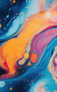 Preview wallpaper drops, stains, colorful, abstraction
