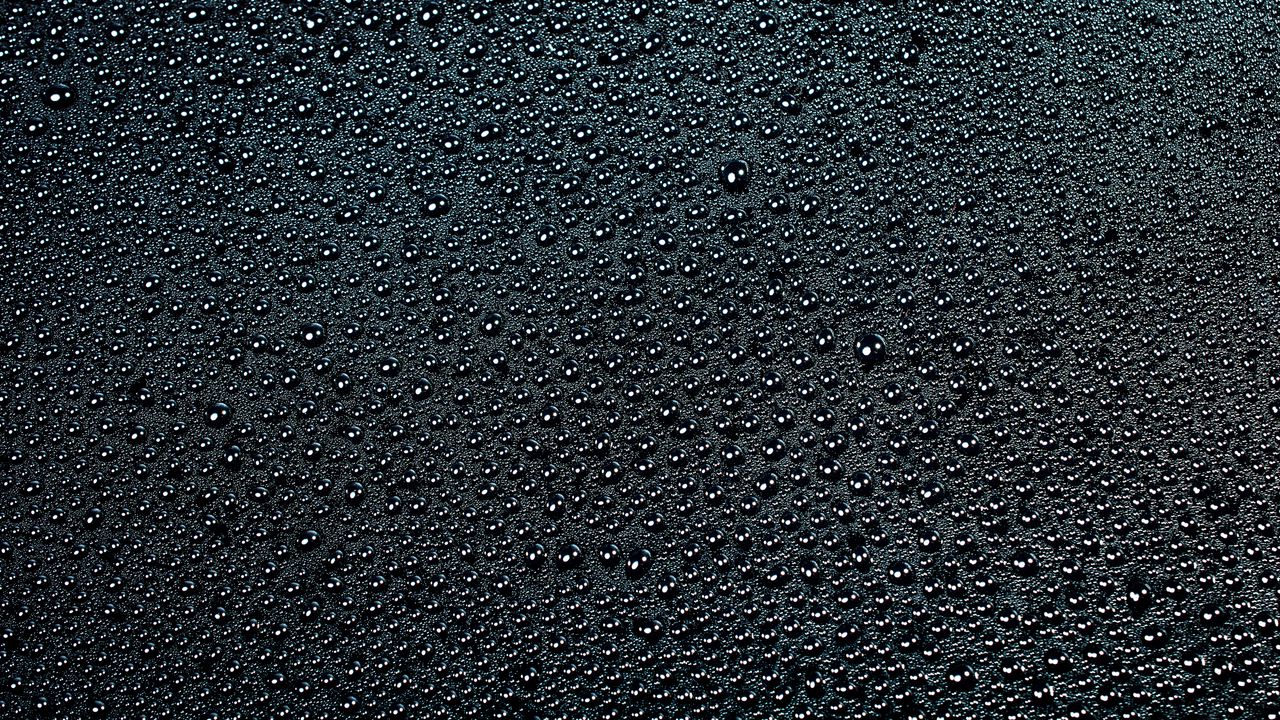Wallpaper drops, surface, balls, dark