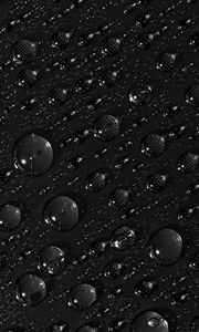 Preview wallpaper drops, surface, macro, liquid, bw