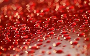 Preview wallpaper drops, surface, red