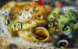 Preview wallpaper drops, surface, spray, macro