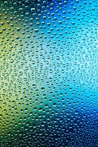 Preview wallpaper drops, water, gradient, colorful, macro