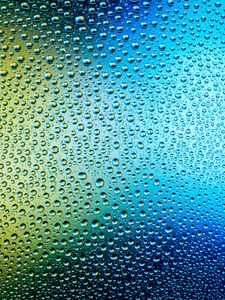 Preview wallpaper drops, water, gradient, colorful, macro
