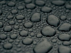 Preview wallpaper drops, water, macro, surface, gray