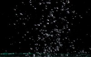 Preview wallpaper drops, water, splash, shine, macro