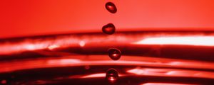 Preview wallpaper drops, water, splashes, waves, macro, red