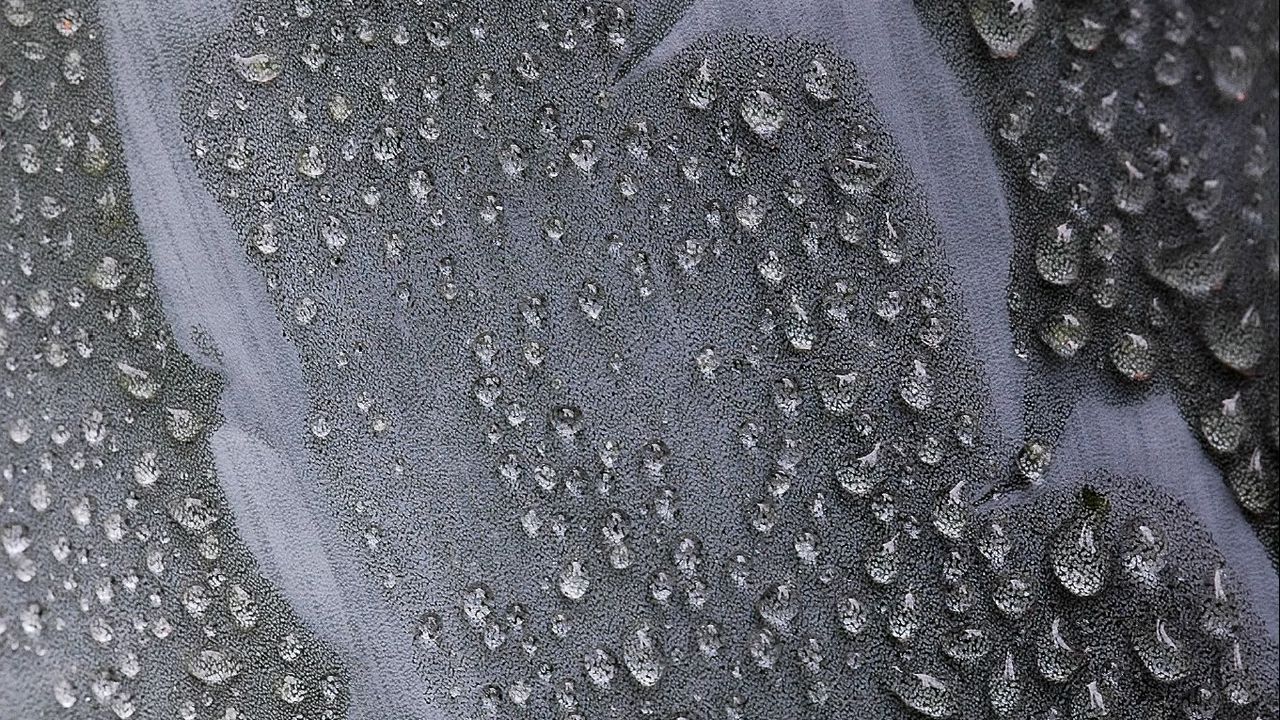 Wallpaper drops, water, surface, rain, grey, macro