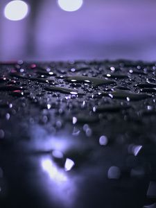 Preview wallpaper drops, water, surface, macro, glare