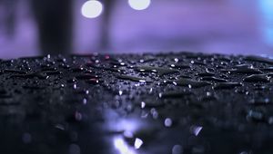 Preview wallpaper drops, water, surface, macro, glare