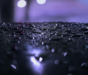 Preview wallpaper drops, water, surface, macro, glare