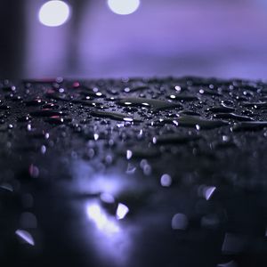 Preview wallpaper drops, water, surface, macro, glare