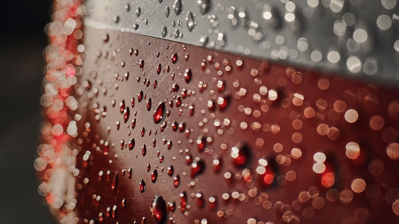 Wallpaper drops, water, surface, macro