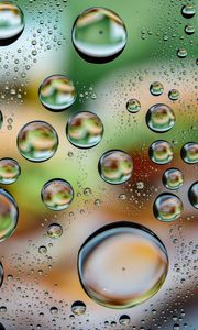 Preview wallpaper drops, water, surface, macro, blur