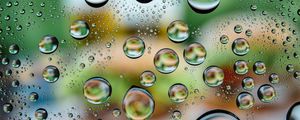 Preview wallpaper drops, water, surface, macro, blur