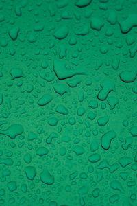 Preview wallpaper drops, water, surface, macro, green, wet