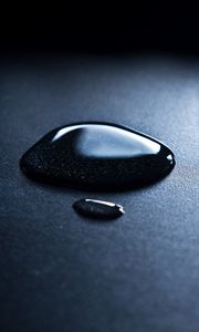 Preview wallpaper drops, water, surface, macro, dark