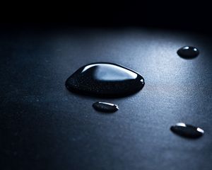 Preview wallpaper drops, water, surface, macro, dark