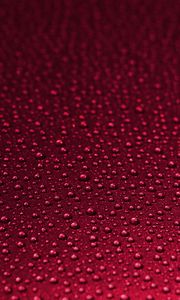 Preview wallpaper drops, wet, surface, red, macro