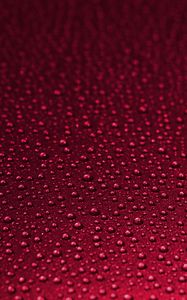 Preview wallpaper drops, wet, surface, red, macro