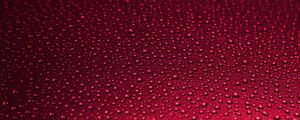 Preview wallpaper drops, wet, surface, red, macro