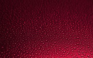 Preview wallpaper drops, wet, surface, red, macro