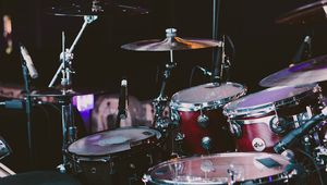 Preview wallpaper drum, drum set, drum kit, musical instrument