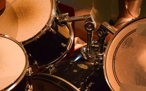 Preview wallpaper drum kit, drums, music, musical instrument