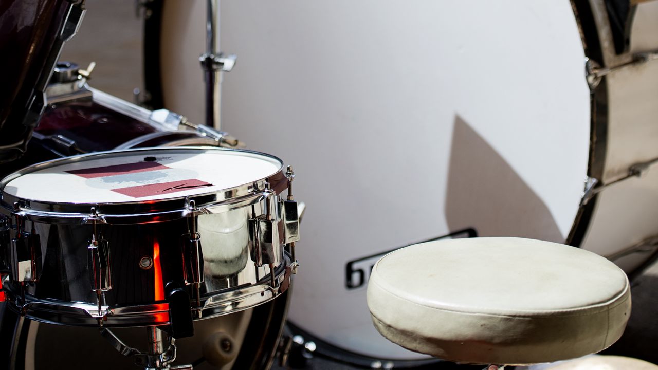 Wallpaper drum kit, drums, musical equipment, music