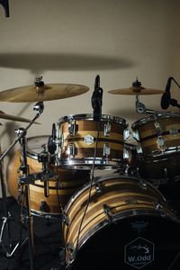Preview wallpaper drum kit, drums, musical instrument, equipment, music