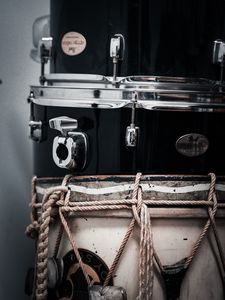 Preview wallpaper drums, musical instruments, music