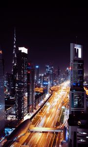 Preview wallpaper dubai, united arab emirates, night city