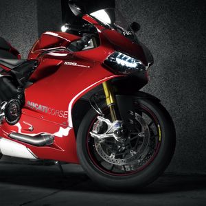 Preview wallpaper ducati, 1199, ducati 1199 panigale, motorcycle, red