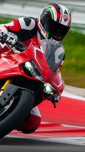 Preview wallpaper ducati, 1199, motorcycle, panigale r, race, 2013