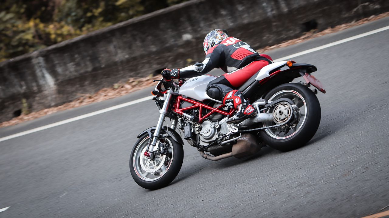 Wallpaper ducati monster, ducati, motorcycle, bike, motorcyclist, biker